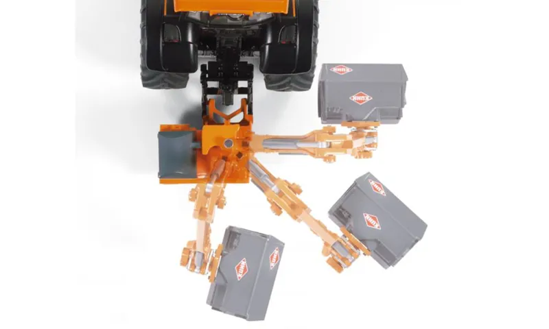 Siku 1:32 Valtra Tractor with Kuhn Embankment Mower-3