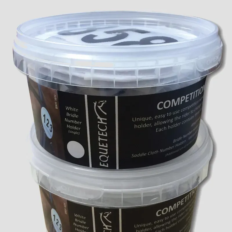 Equetech Velcro Competition Numbers 4 Number Conversions Set