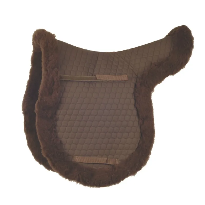 NuuMed Hiwither Wool Numnah Brown
