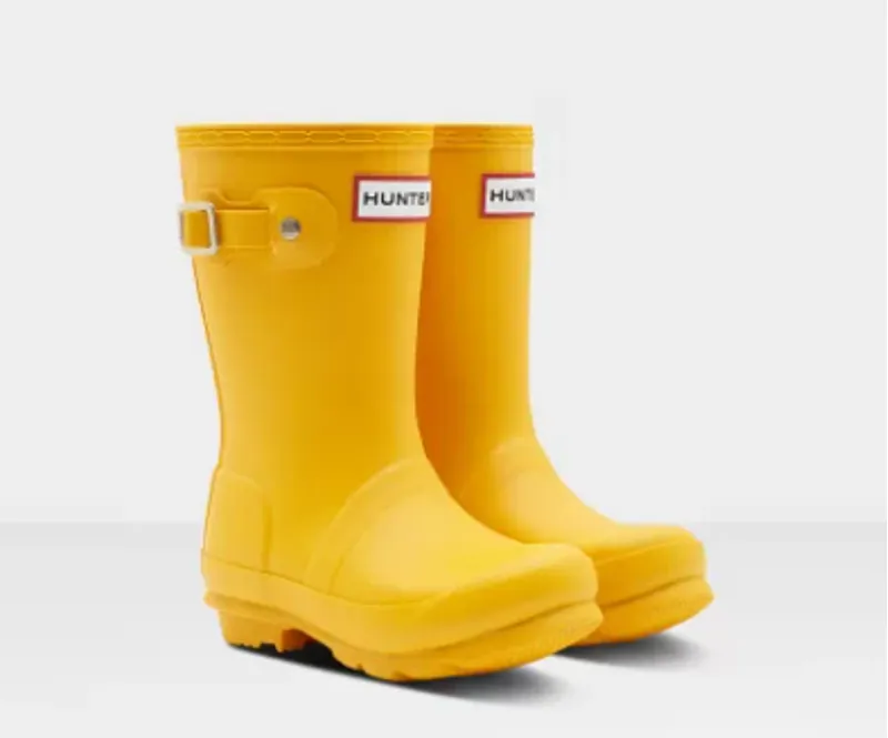 hunter yellow wellies