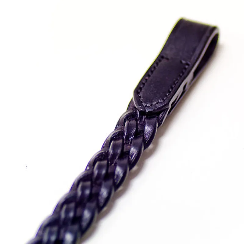 Classic Plaited Browband Black