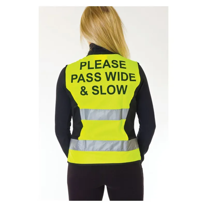 Hy Viz Please Pass Wide and Slow Waistcoat in Yellow/Black