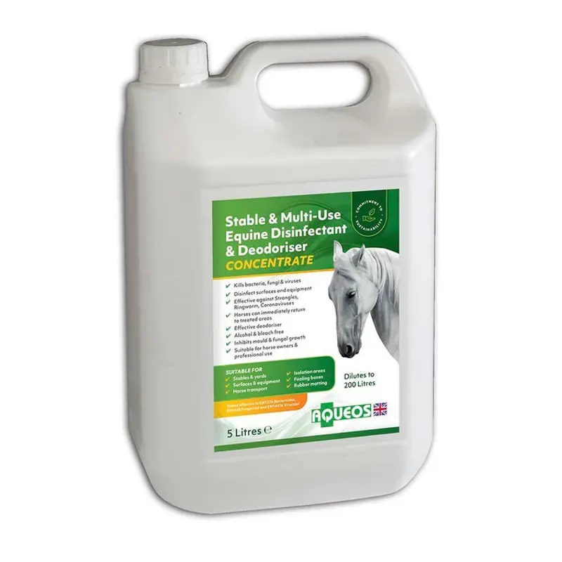Aqueos 5 litre Stable and Multi-Use Disinfectant in White