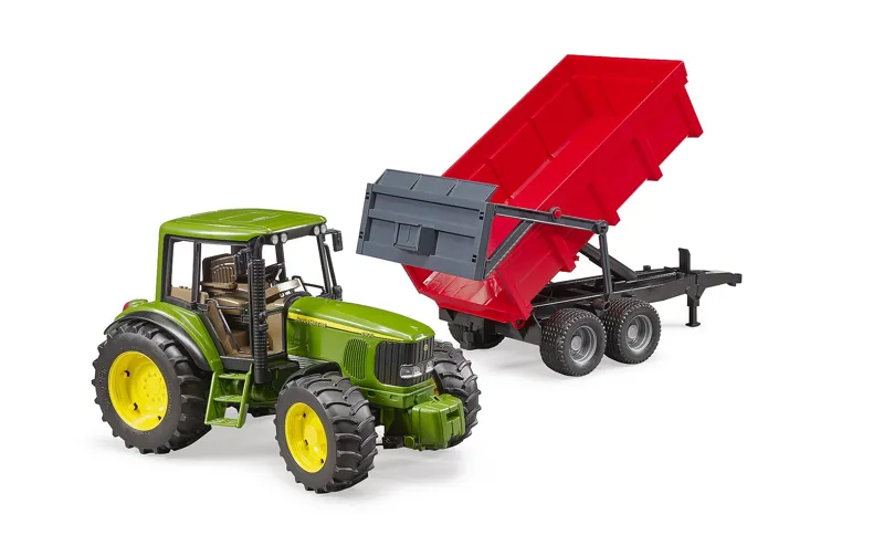 Bruder John Deere 6920 with Tipping Trailer 1:16