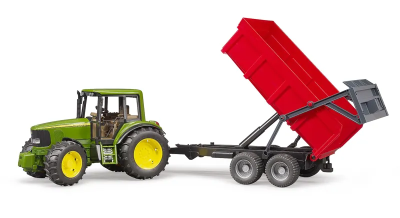 Bruder John Deere 6920 with Tipping Trailer 1:16-1
