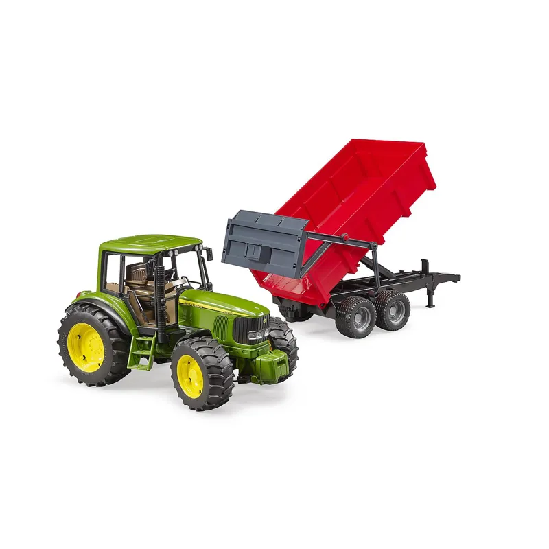 Bruder John Deere 6920 with Tipping Trailer 1:16-2