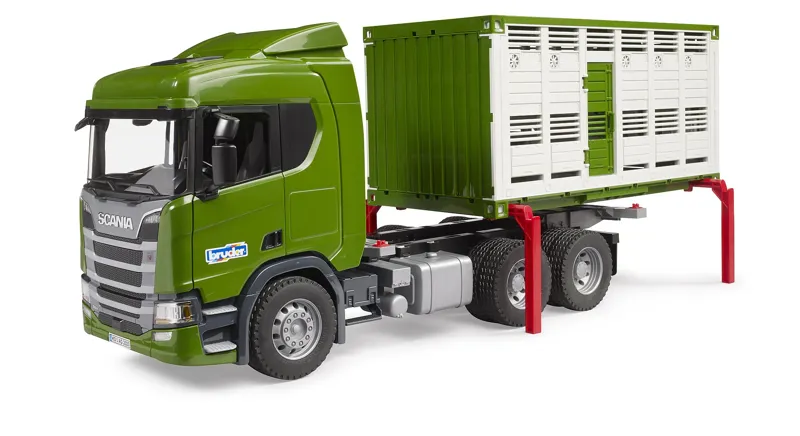 Bruder Scania Super 560R Cattle Transportation Truck 1:16-2