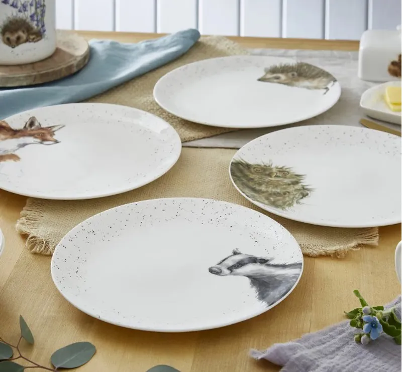 Wrendale Hedgehog Coupe Plate-1
