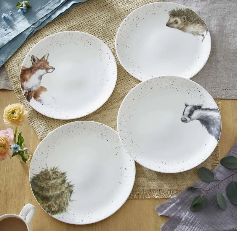 Wrendale Fox Coupe Plate-2