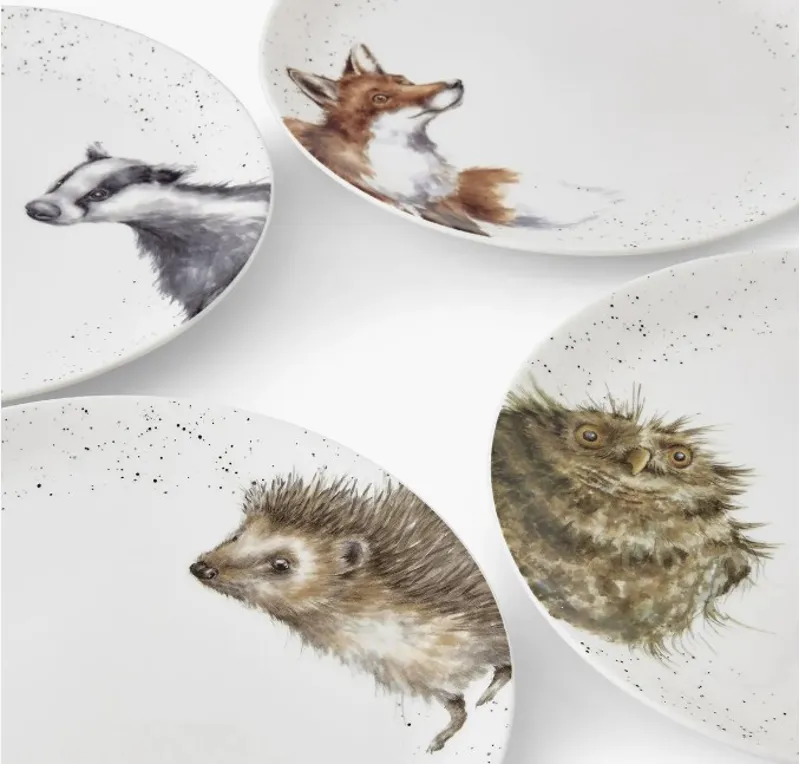 Wrendale Fox Coupe Plate-3