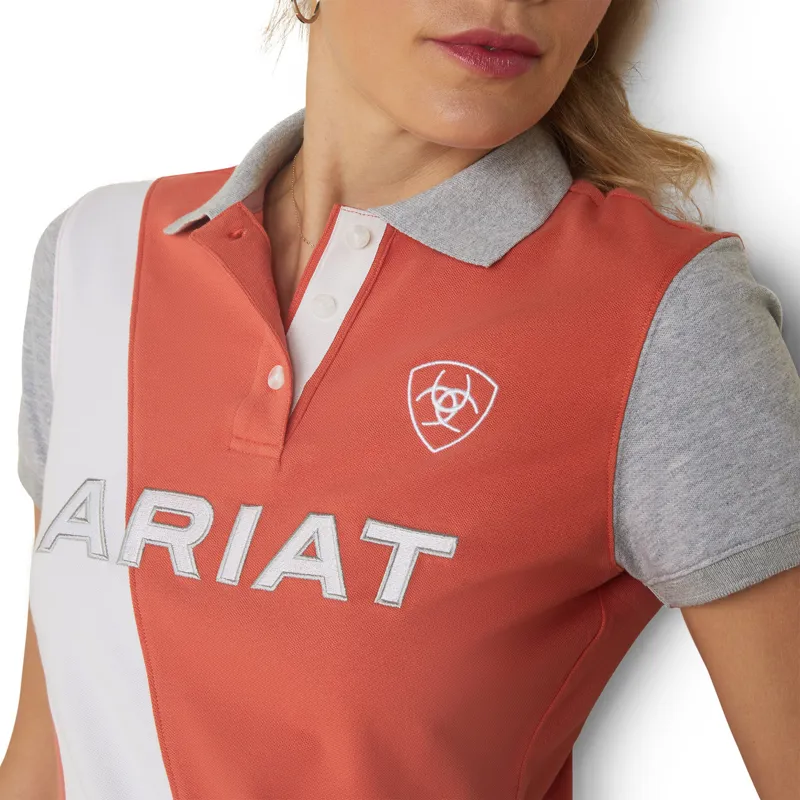 Ariat Taryn Polo in Burnt Sienna-2