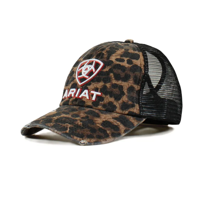 Ariat Embossed Logo Cheetah Print Cap