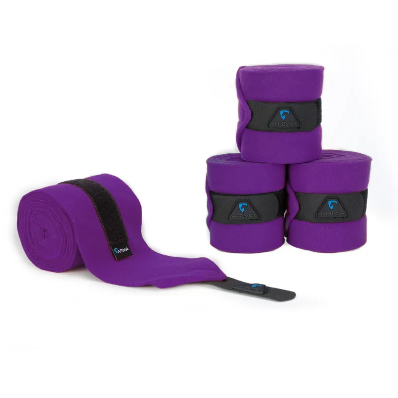 Arma Fleece Bandages in Purple