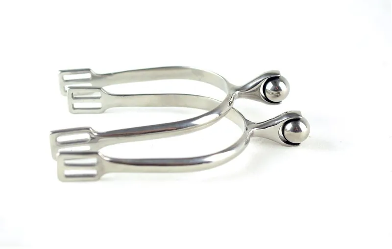 Dever Steel Rotary Spurs with Stainless Steel Ball