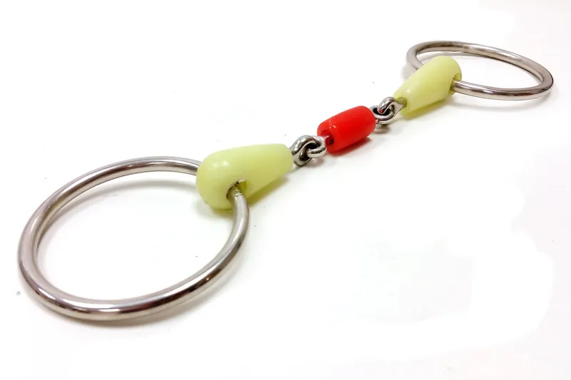 Dever Steel Apple Mouth Loose Ring Snaffle with Peanut Lozenge-1