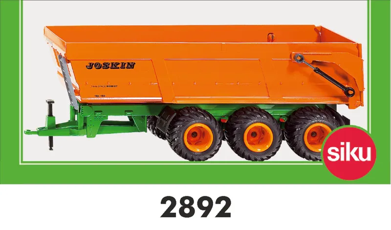 Siku 1:32 Joskin 3 Axeled Trailer-1