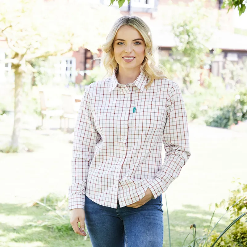 Ridgeline Women's Sedgebrook Shirt in Russet-3