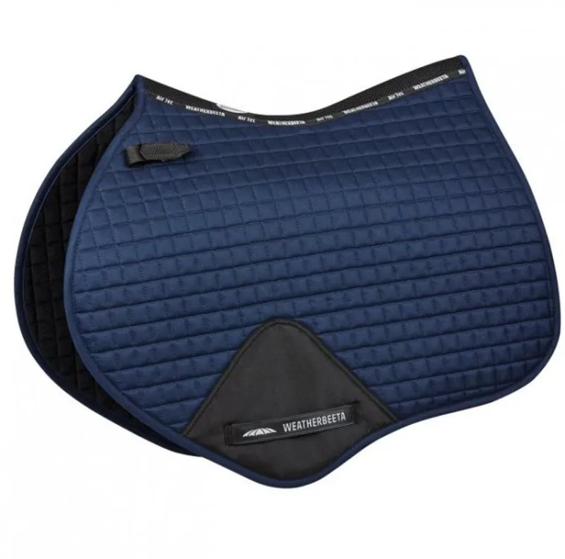 WeatherBeeta Prime Jump Shaped Saddle Pad in Black-1