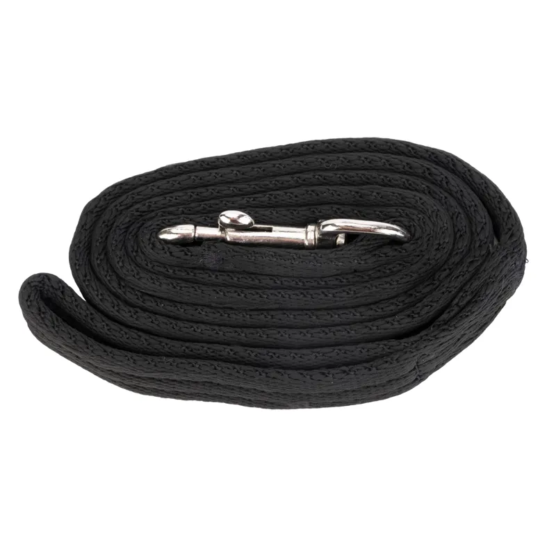 Arma Cushion Web Lead Rein in Black 1.8m