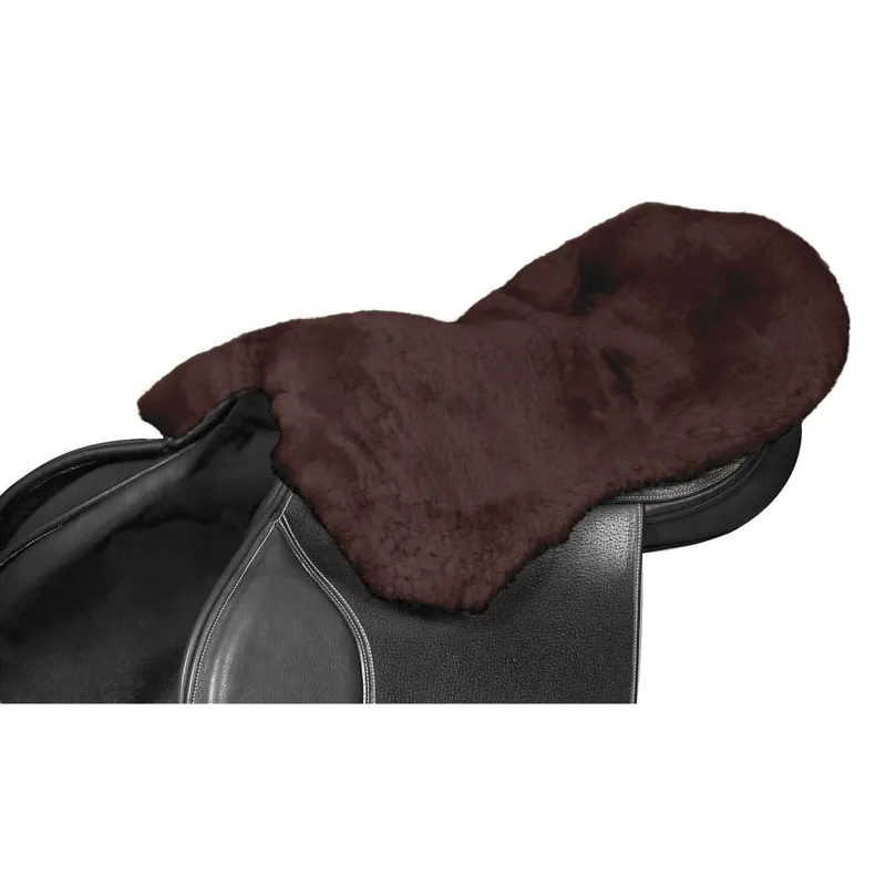 KM Elite Lambswool Seat Saver Mocha