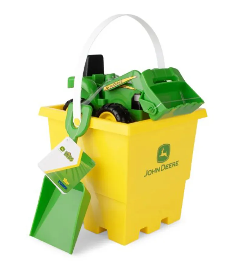 John Deere Sandbox 3 Piece Bucket Set
