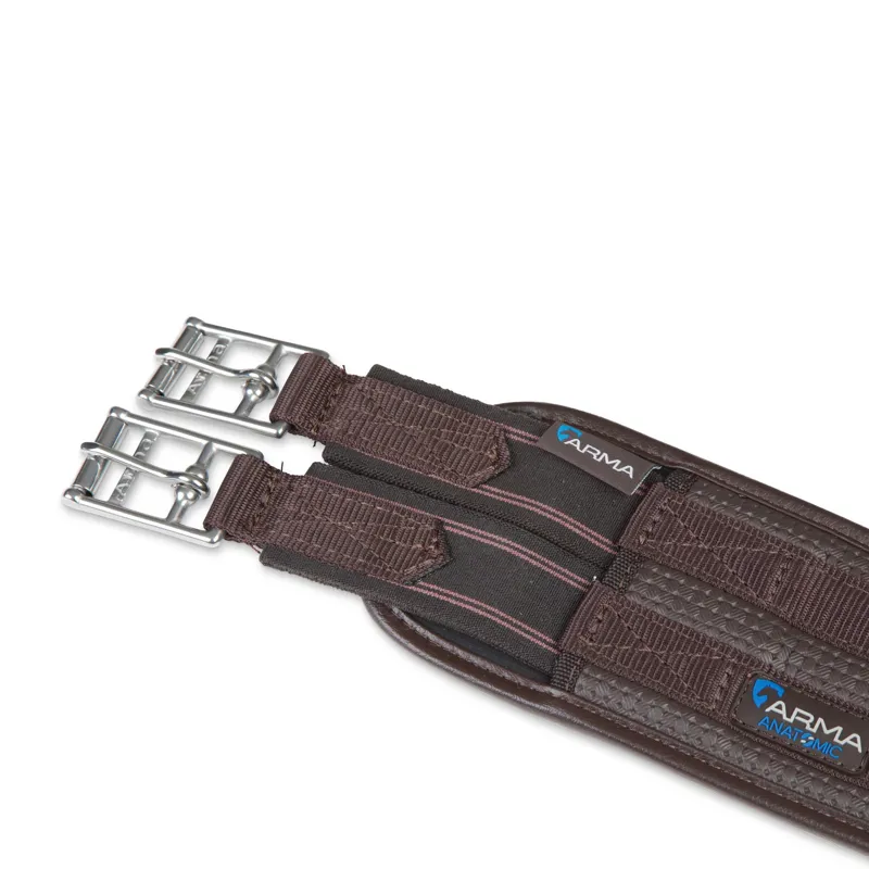 Arma Anti-Chafe Contour Girth with Elastic in Brown-1