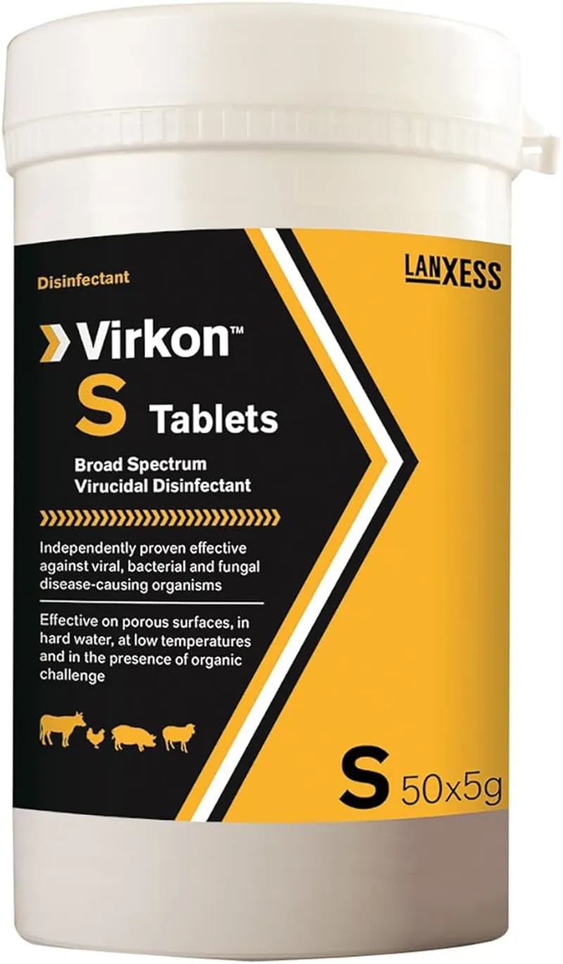Virkon S Broad Spectrum Virucidal Disinfectant Tablets