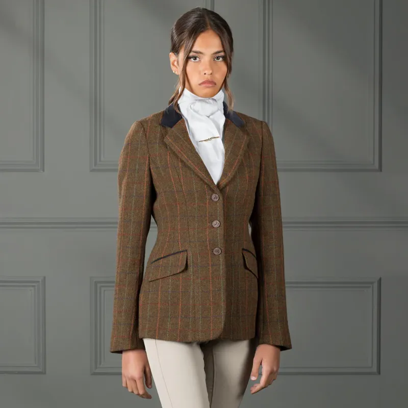 Aubrion Saratoga Jacket in Rust Check