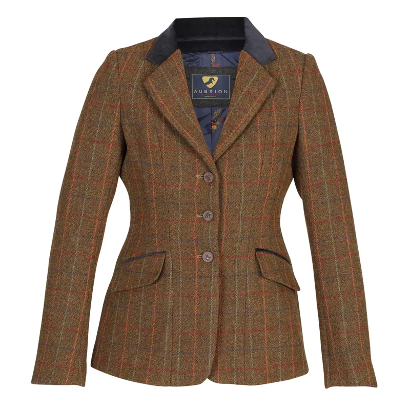 Aubrion Saratoga Jacket in Rust Check-1