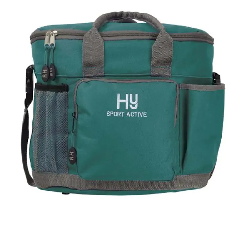 Hy Equestrian Sport Active Grooming Bag in Alpine Green