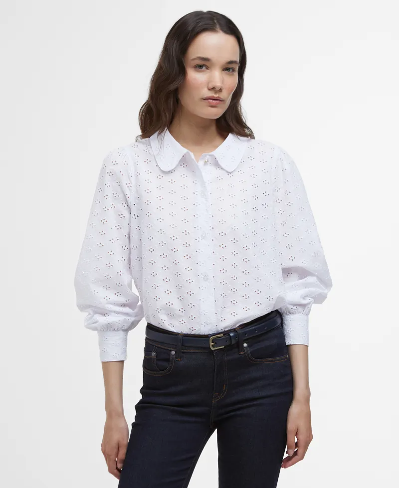 Barbour Arlo Shirt in White-1