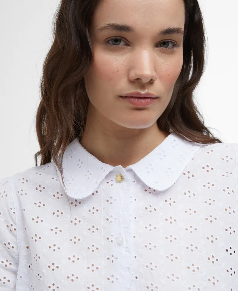 Barbour Arlo Shirt in White-3