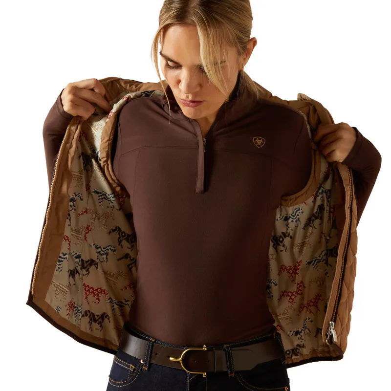 Ariat Ashley 2.0 Insulated Vest in Tigers Eye-3