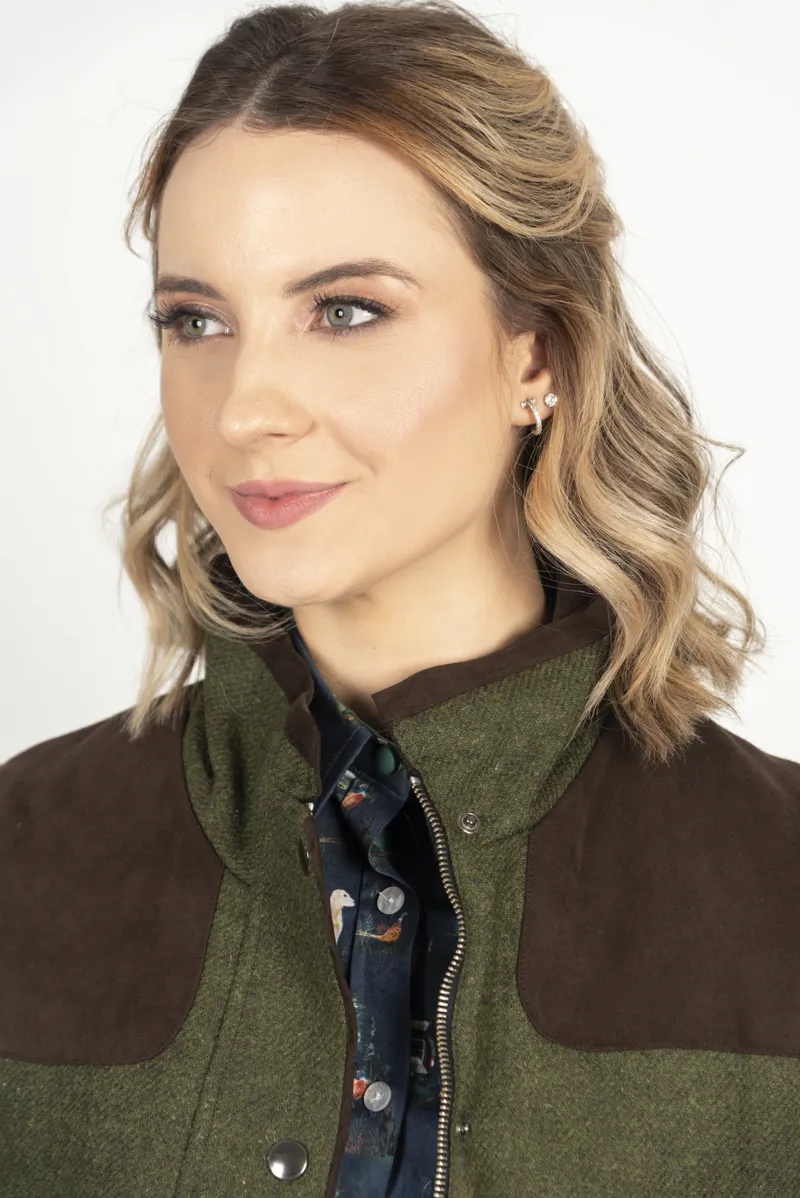 Hartwell AVA Pure Wool Gilet in Olive-3