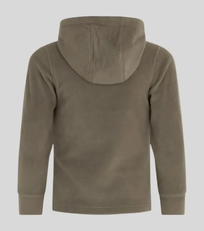 Ridgeline Kids Ballistic Fleece Hoodie in Smokey Olive-1
