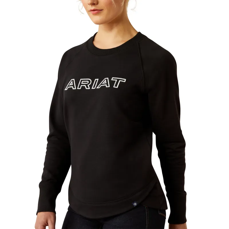 Ariat Benicia Team Sweatshirt in Black-1
