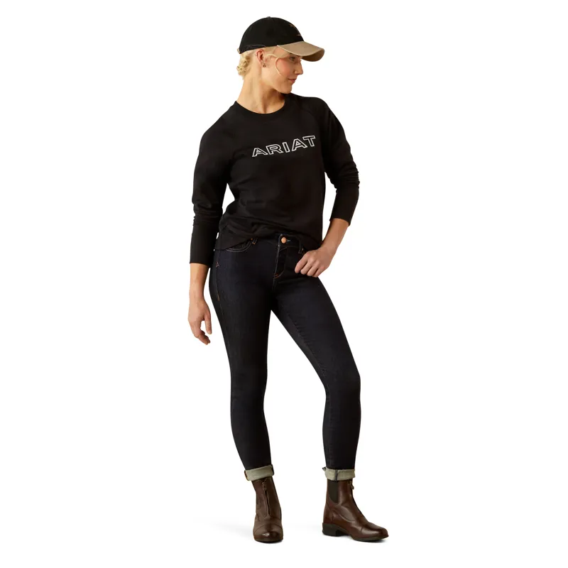 Ariat Benicia Team Sweatshirt in Black-3
