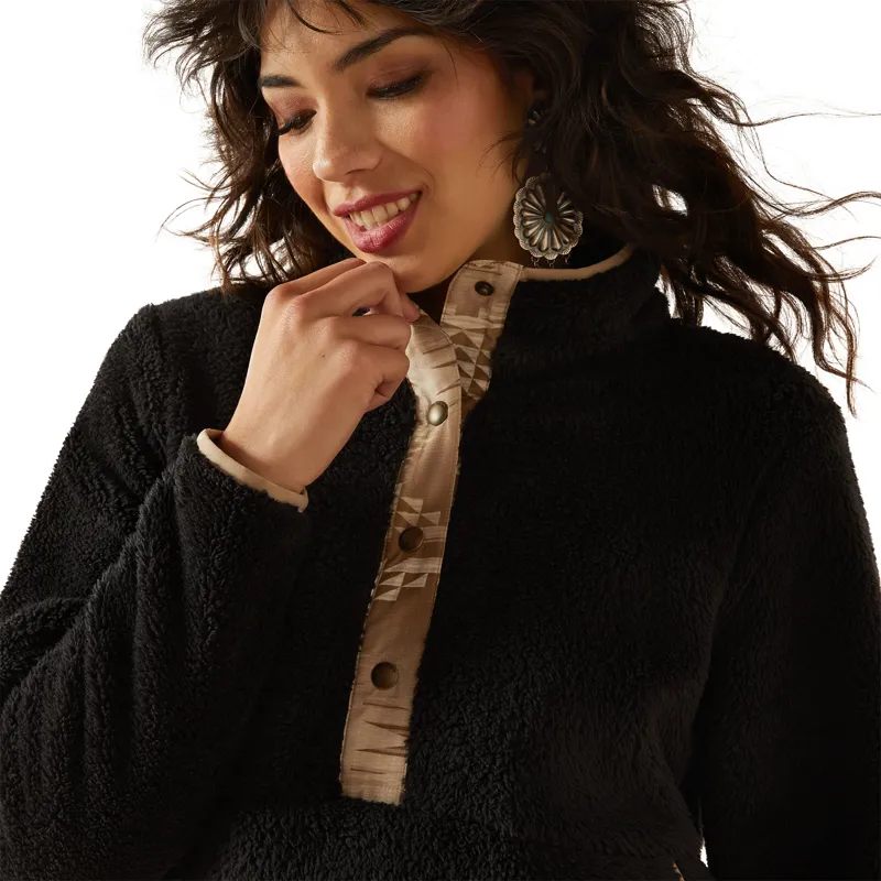 Ariat Berber Sweatshirt in Black-1