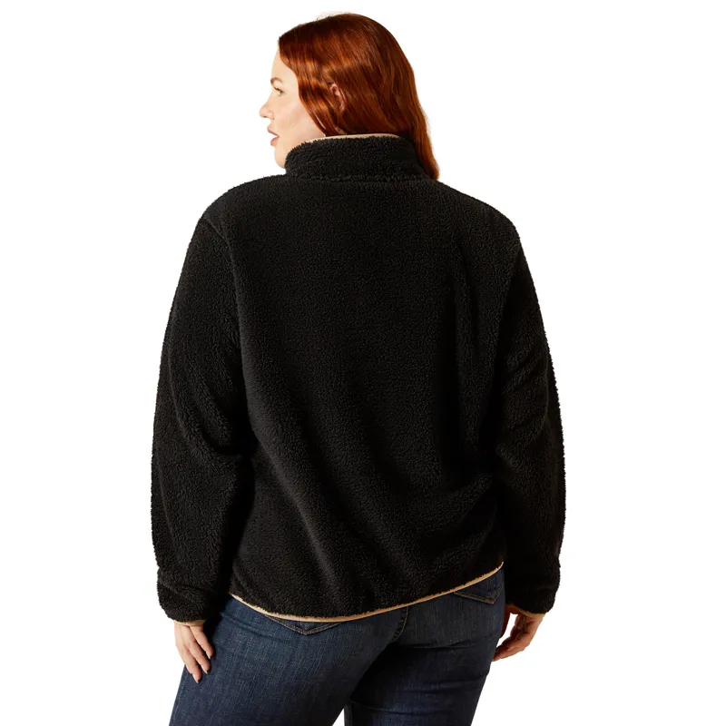 Ariat Berber Sweatshirt in Black-3
