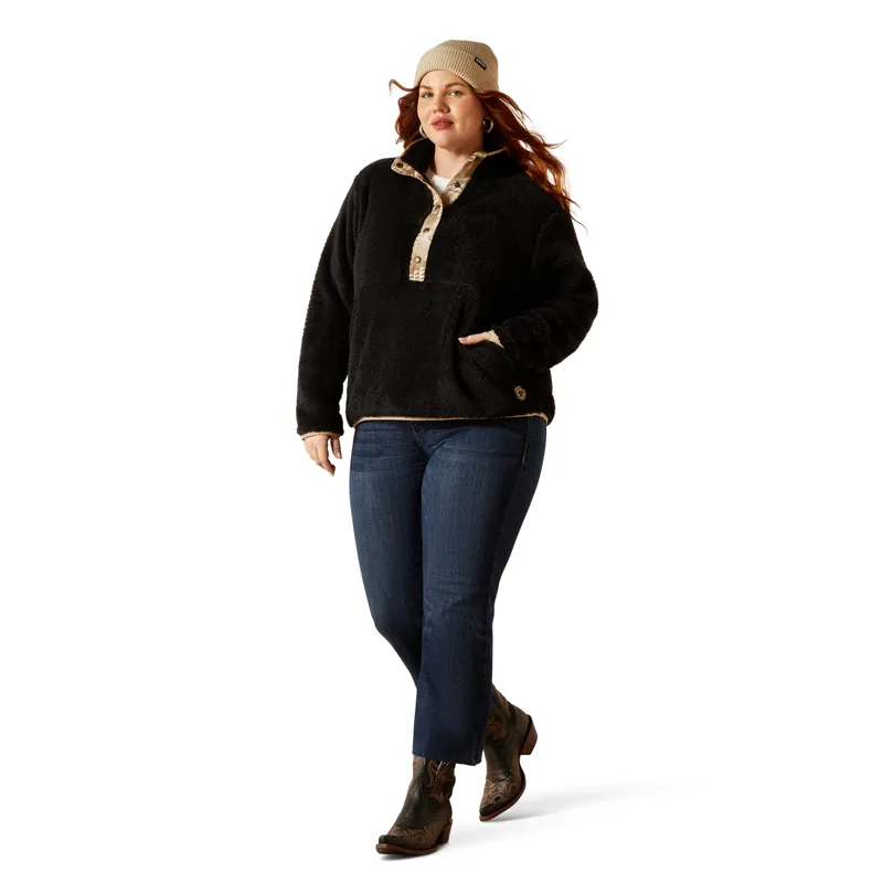 Ariat Berber Sweatshirt in Black-4