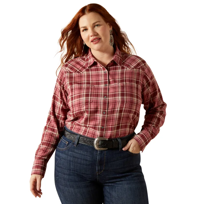 Ariat Billie Jean Shirt in Sunkissed Plaid-1