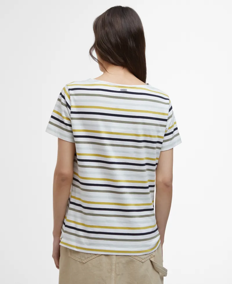 Barbour Bradley Top in Cloud Stripe-2