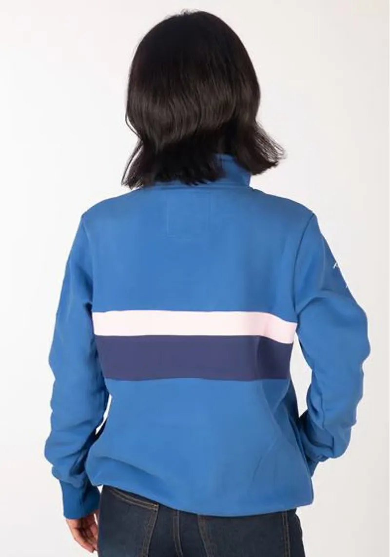 Rydale Bramham Stripe Sweatshirt in Blue/Navy-1