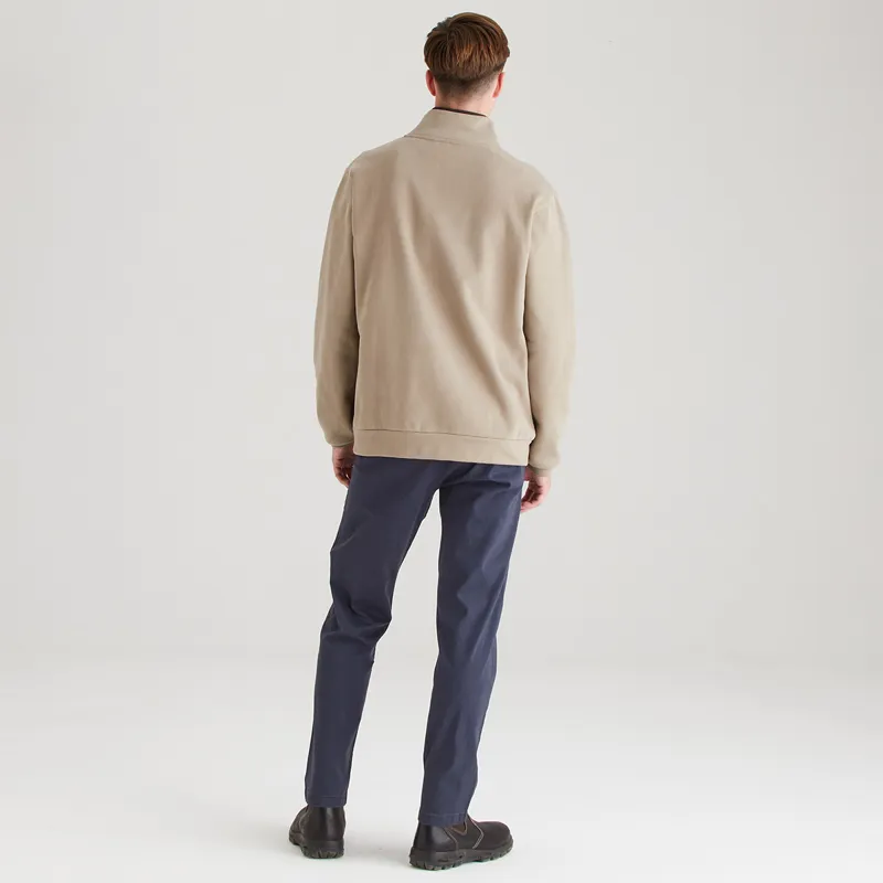 Ridgeline Brancaster 1/4 Zip Top in Roasted Cashew-2