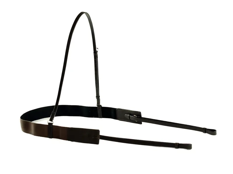 Dever Classic Breast Girth Cob- Full in Black-1