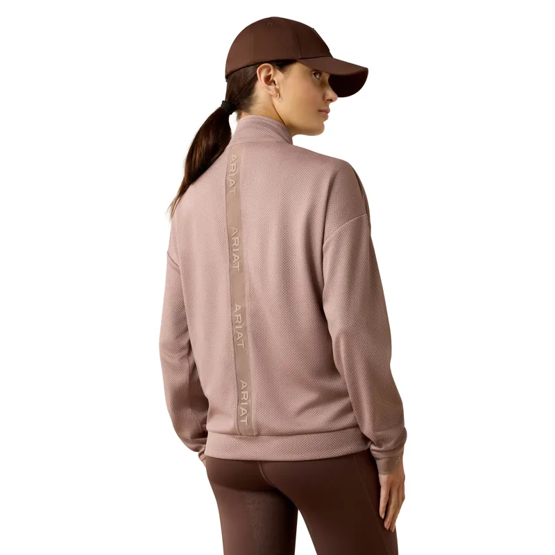 Ariat Breathe 1/2 Zip Sweatshirt in Antler-1
