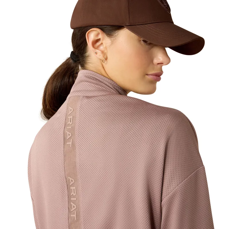 Ariat Breathe 1/2 Zip Sweatshirt in Antler-2