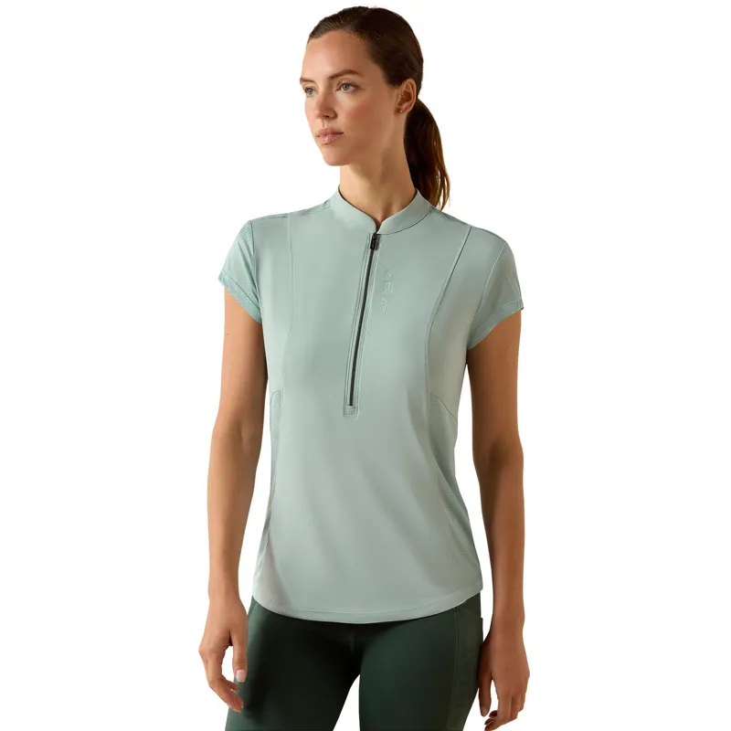 Ariat Breathe 1/2 Zip Baselayer in Blue Surf