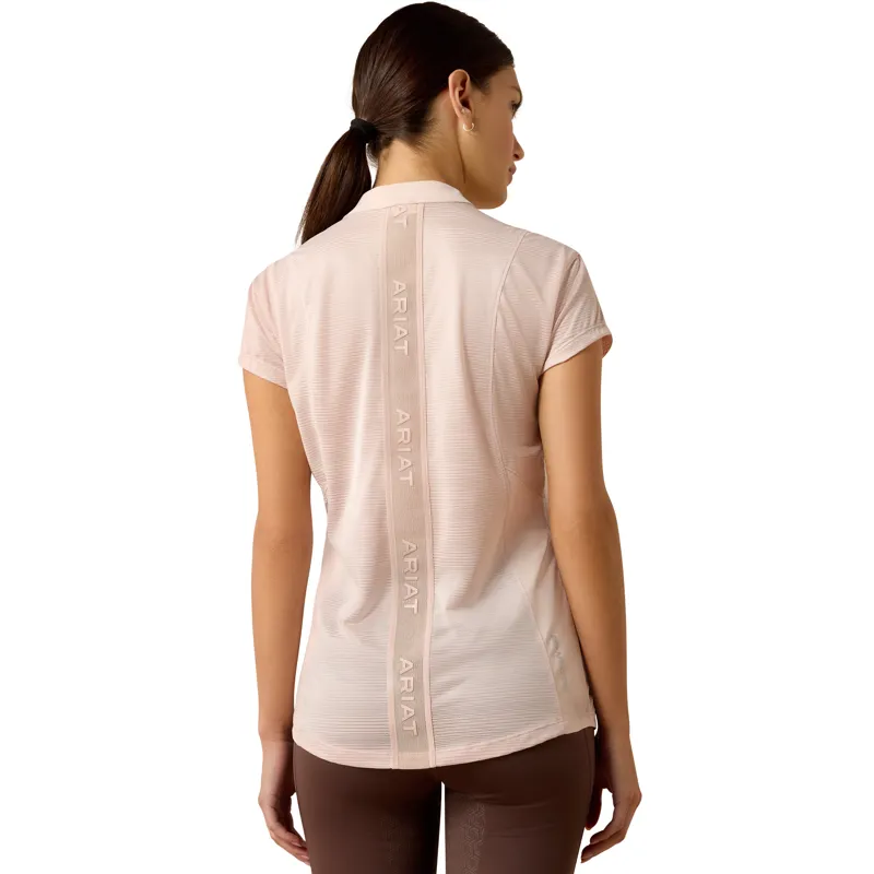 Ariat Breathe 1/2 Zip Baselayer in Sepia Rose-1