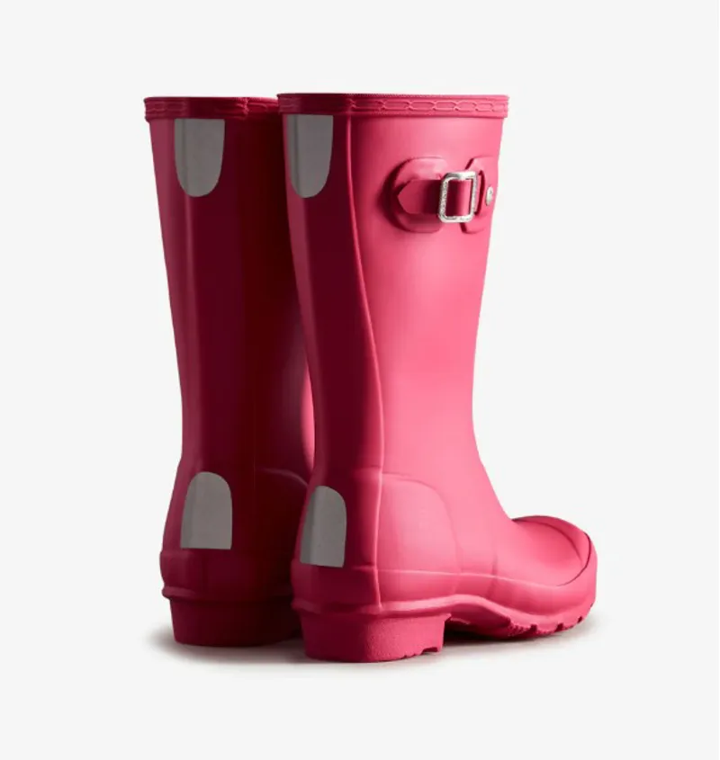 Hunter Junior Original Boots in Bright Pink-2